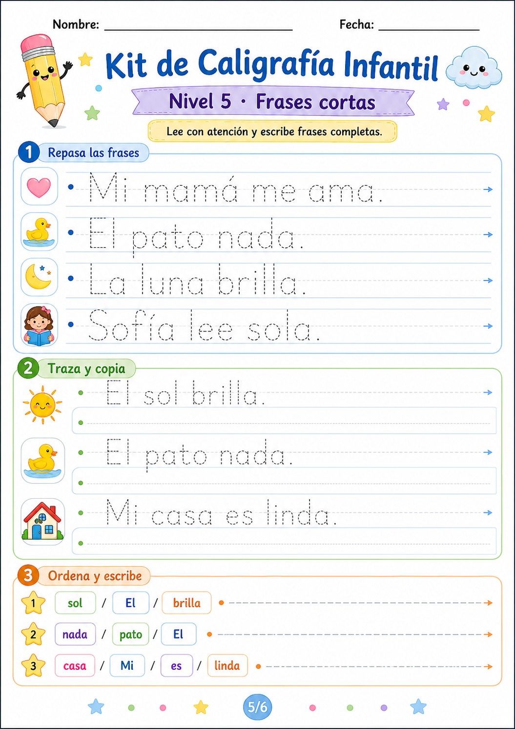 Ejercicios de trazos básicos